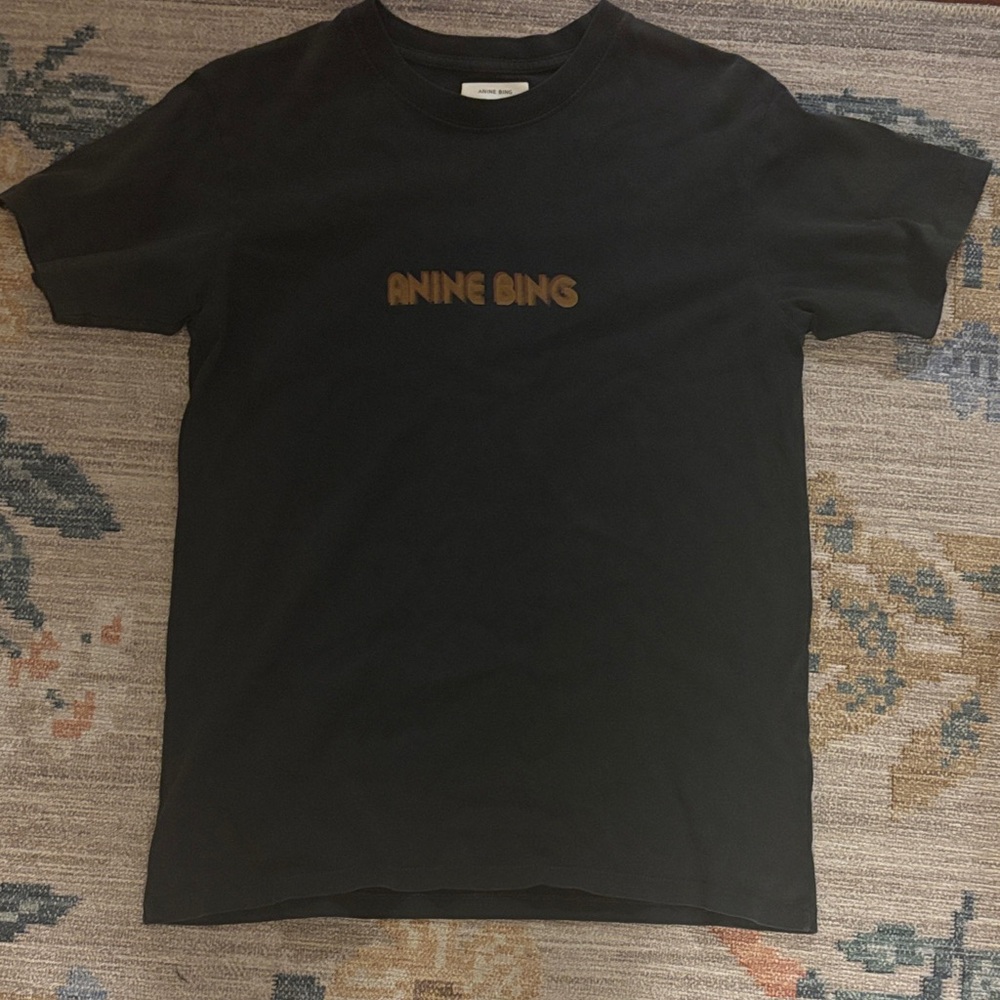 Anine Bing Logo Tee Size XS
